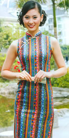 Sleeveless Short-length Cheongsam (CM)