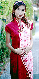 Cup-sleeve Mid-length Cheongsam (CM)