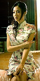 Cup-sleeve Mid-length Cheongsam (CM)