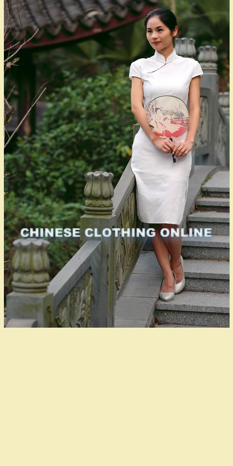 Cup-sleeve Mid-length Cheongsam (CM)