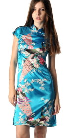 Cup-sleeve Short-length Cheongsam (CM)