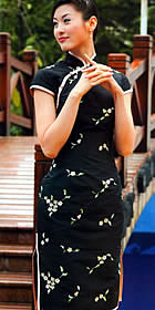 Short-sleeve Mid-length Cheongsam (CM)