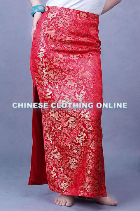 Embroidery Maxi Skirt (CM)