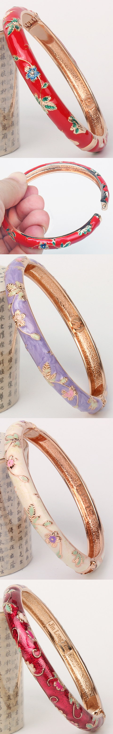 Ethnic Enamel Cloisonne Bangle/Bracelet