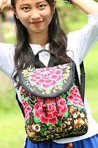 Ethnic Embroidery Backpack