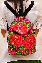 Ethnic Embroidery Backpack