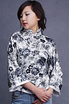 3/4-sleeve Mandarin Blouse (CM)