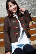 Ethnic Elbow Patch Blouse/Jacket (CM)