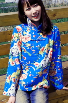 Long-sleeve Mandarin Blouse (CM)