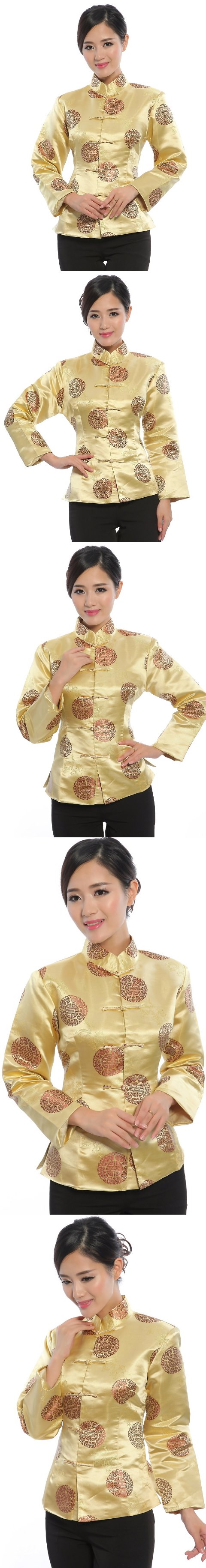 Mandarin Longevity Icons Embroidery Jacket (RM)