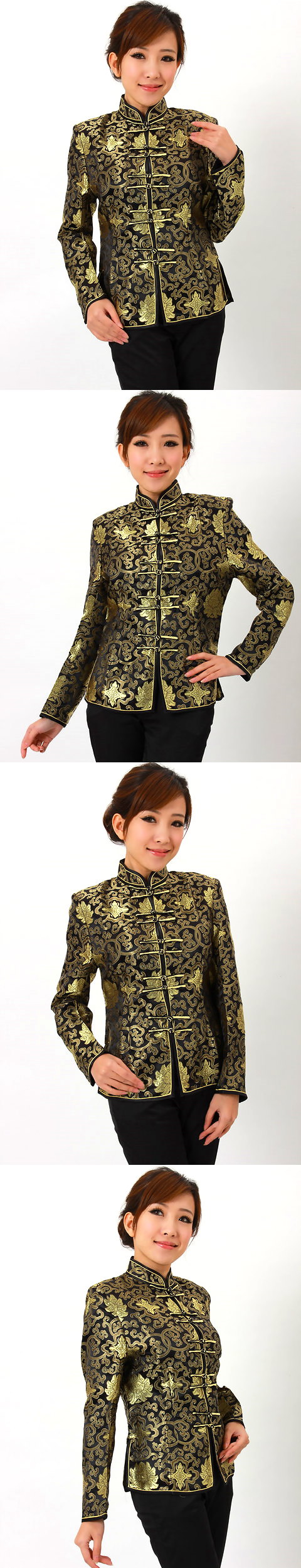 Mandarin Collar Embroidery Chinese Jacket (CM)