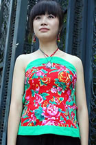 Bare Shoulders Mandarin Blouse (CM)
