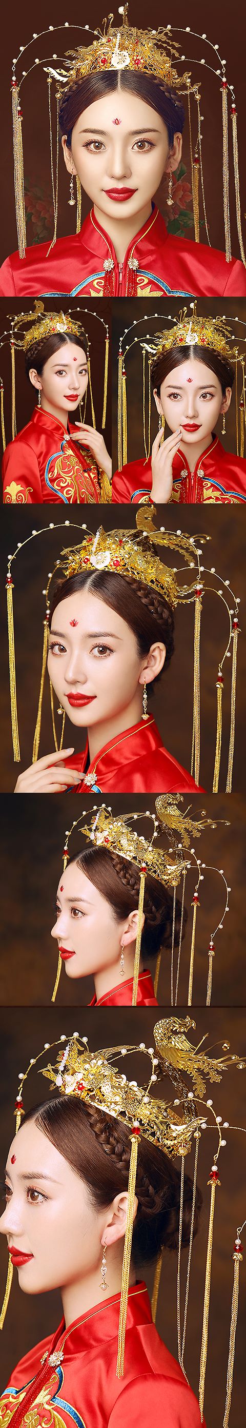 Luxurious Crown Style Headgear Set