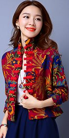 Trendy Ethnic Cotton Linen Jacket (RM)