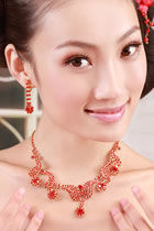 Bridal Necklace and Earrings Set