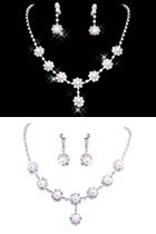 Bridal Necklace and Earrings Set