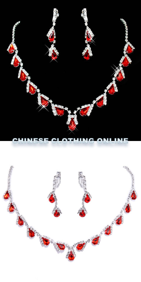 Bridal Necklace and Earrings Set