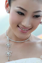 Bridal Necklace and Earrings Set