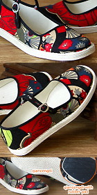 Handmade Qiancengdi Cloth Shoes w/ Strap