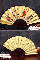 Tradition Painted Folding Fan