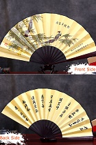 Tradition Painted Folding Fan