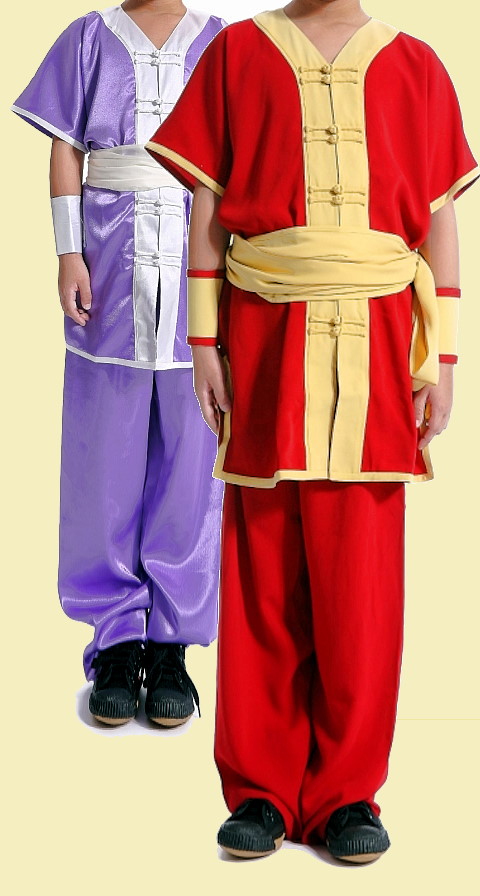 V-Collar Short-sleeve Kung Fu Suit (CM)