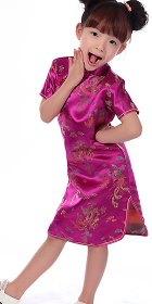 Girl's Dragon & Phoenix Cheongsam Dress (RM)