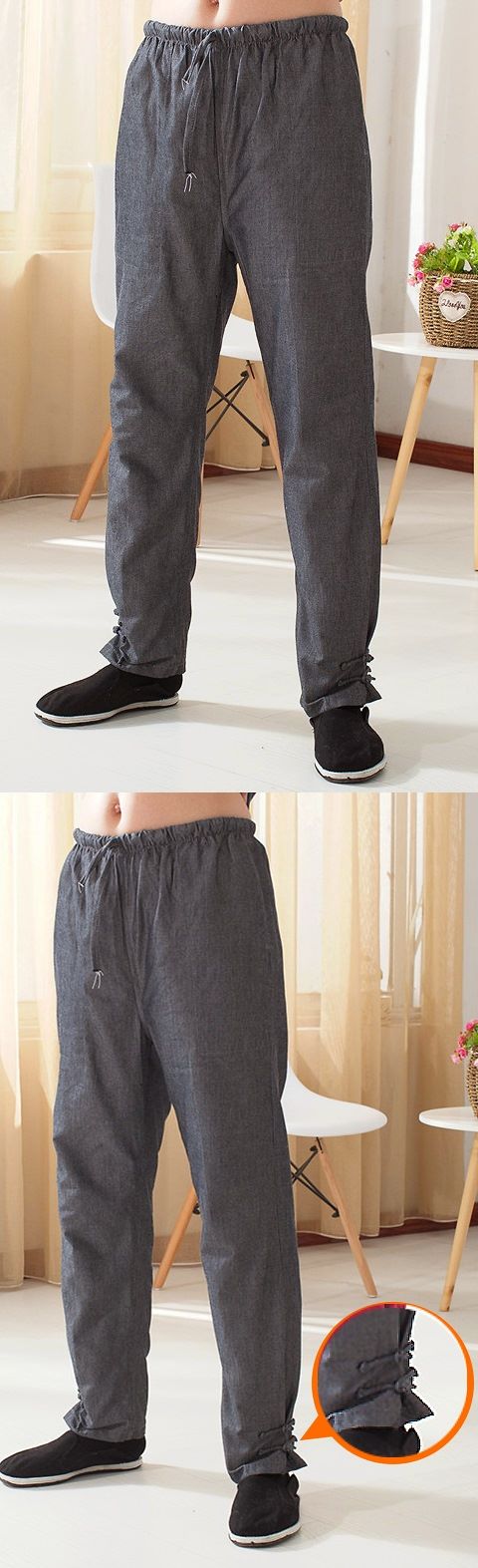 Mandarin Coarse Cotton Qilin Pants (RM)