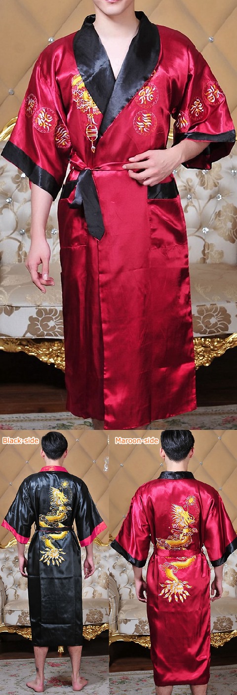 Two-sided Embroidery Robe (RM)