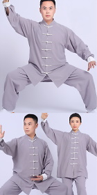 Professional Long-sleeve Linen Taichi Kungfu Uniform (RM)