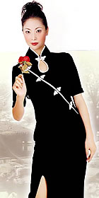 Mid-sleeve Long-length Cheongsam (CM)