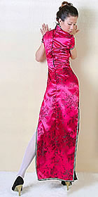 Short-sleeve Long-length Cheongsam (CM)