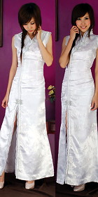 Sleeveless Long-length Cheongsam (CM)