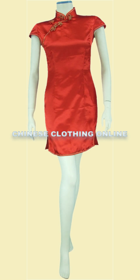 Cup-sleeve Short-length Cheongsam (CM)