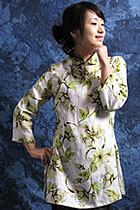 3/4-sleeve Mandarin Blouse (CM)