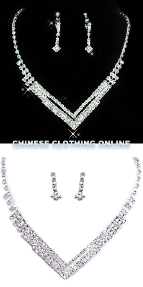 Bridal Necklace and Earrings Set