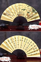 Tradition Painted Folding Fan